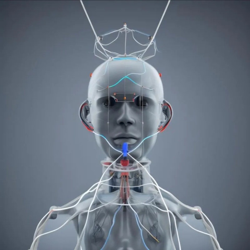 AI robot woman image