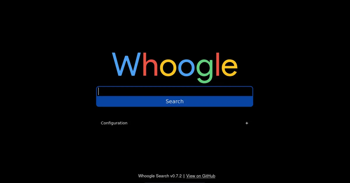 Ditch big tech  browsers, self-host Whoogle instead!